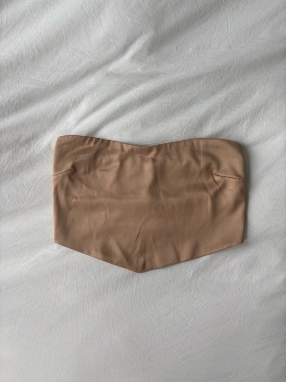 Tiger Mist Tan Strapless Bandeau Top XS